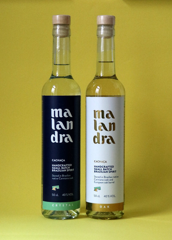 Malandra Cachaça Set "Oak + Crystal"