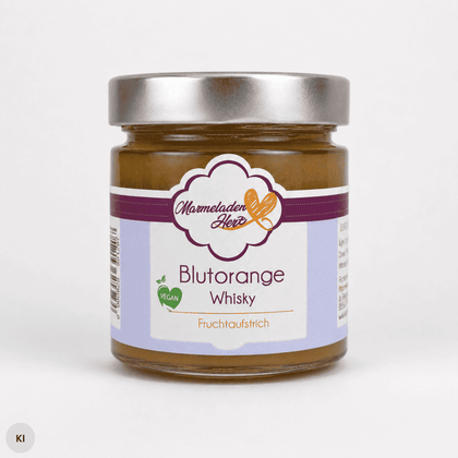 Blutorange Whisky Fruchtaufstrich