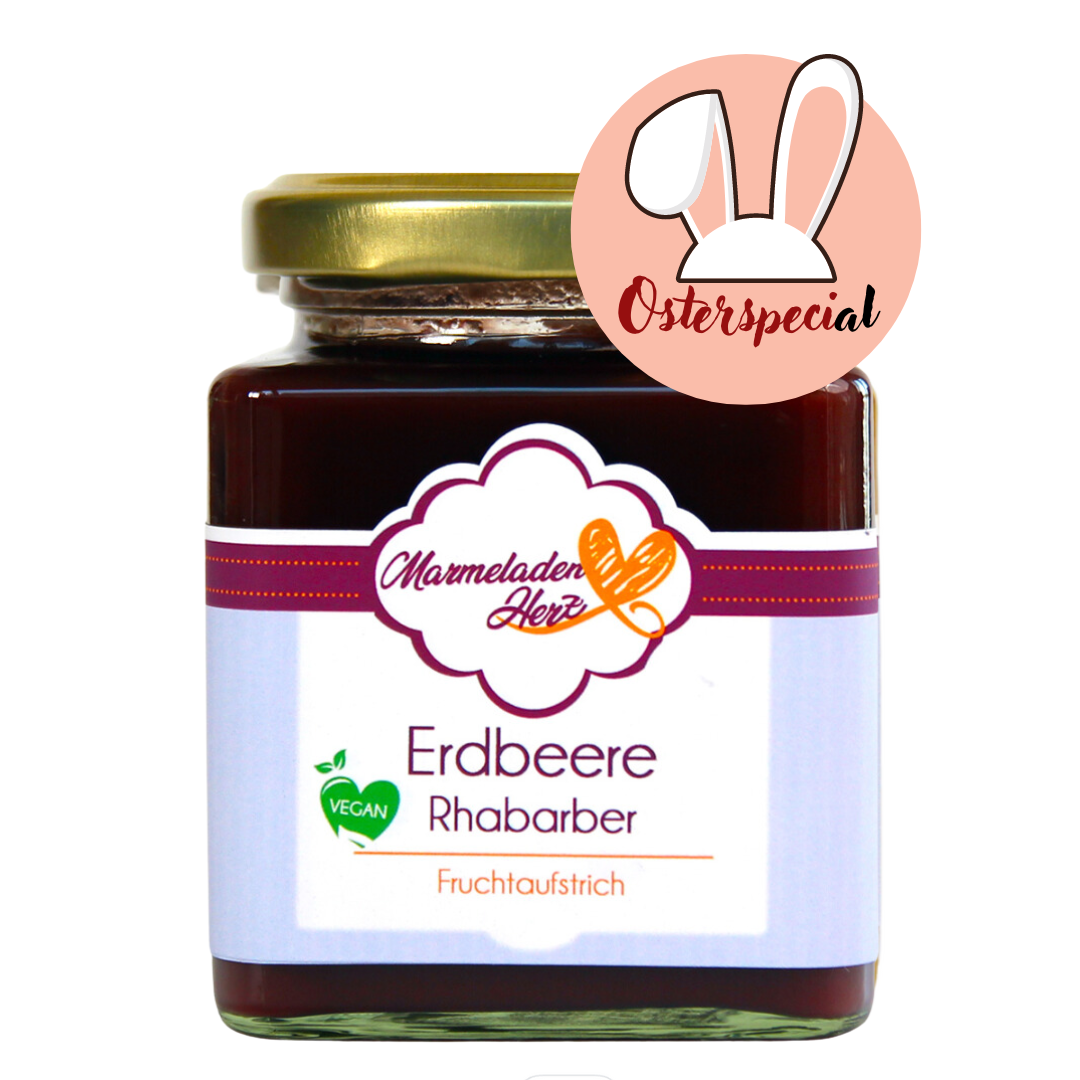 Erdbeere Rhabarber Fruchtaufstrich