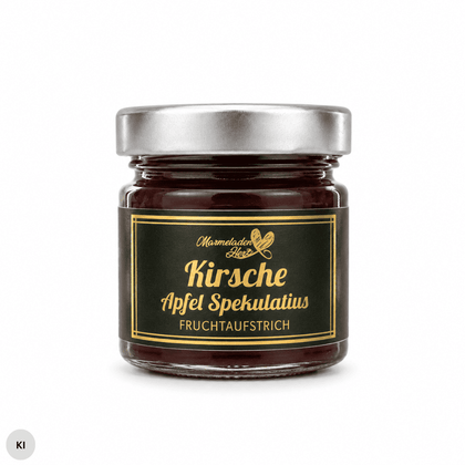 Kirsche Apfel und Spekulatius Fruchtaufstrich Mini 40 g