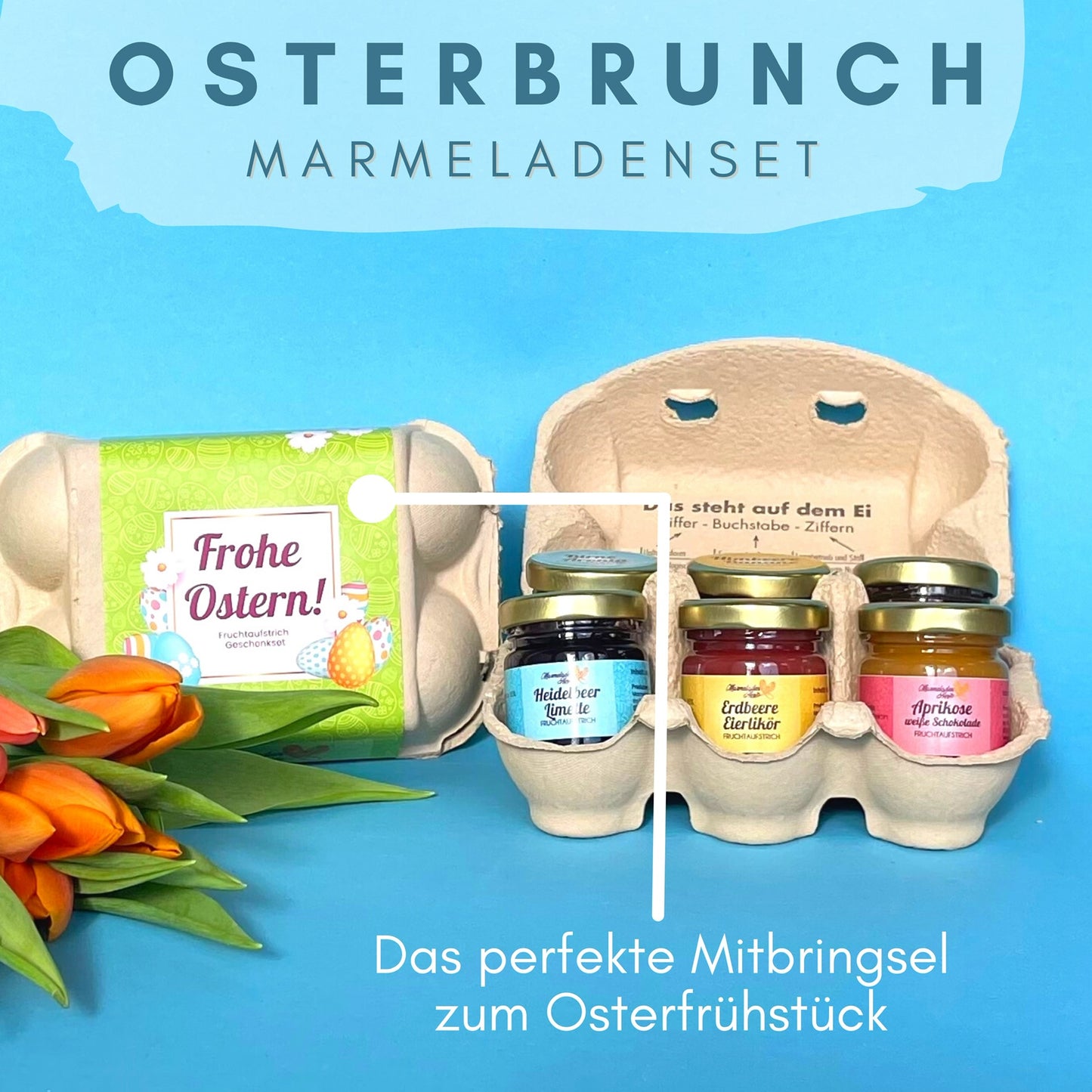 Marmeladenset "Osterbrunch" Fruchtaufstrich