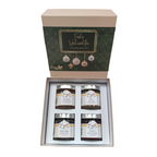 Geschenkbox Marmelade "Winterfrühstück" mit 4 Sorten