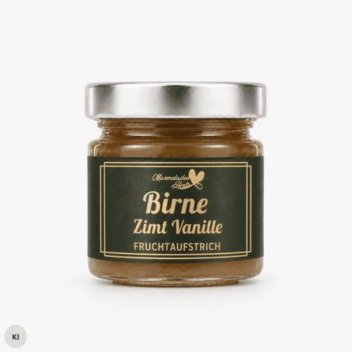 Birne Zimt Vanille Fruchtaufstrich Mini 40 g