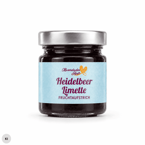 Heidelbeere Limette Fruchtaufstrich Mini 40g