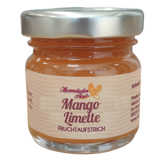 Mini Mango Limette Fruchtaufstrich 40 g