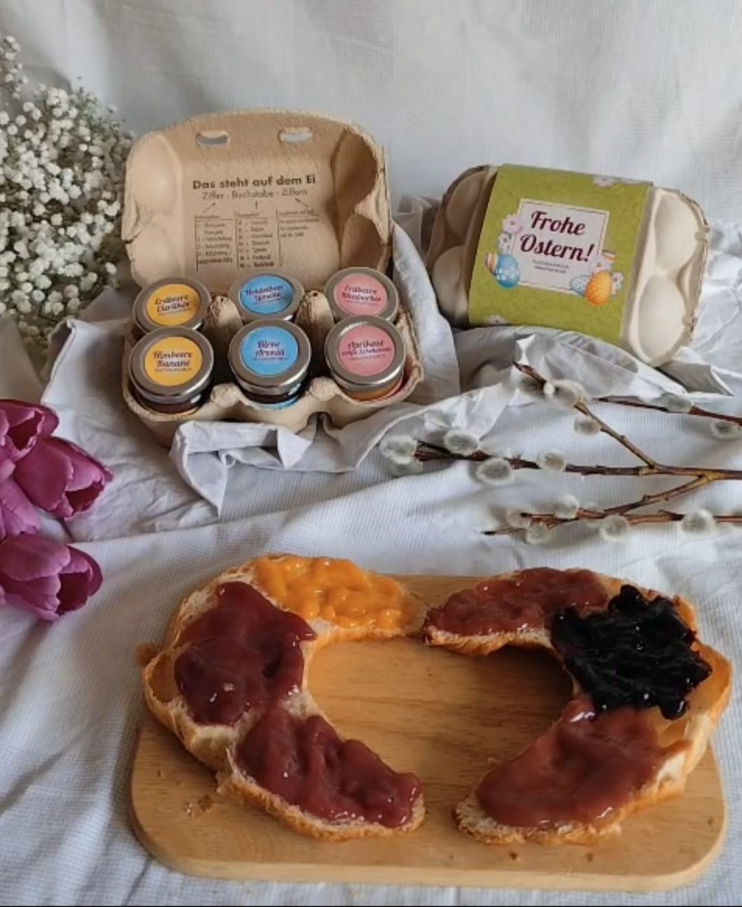 Marmeladenset "Osterbrunch" Osterset Fruchtaufstrich